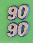 Hatchback1.6 000795233 Fiat Emblems Fender Pair Punto Sx Wing