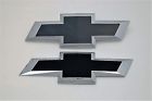 01-0115gb Truckgoodies Silverado Gloss Black Grille Tailgate Emblem Inserts