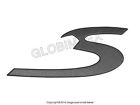 02-05 Genuine Porsche 996 Carrera Decklid Emblem S Grey 1 Year Warranty