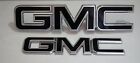02-1707gb Truckgoodies Gmc Sierra Red Letter Emblem Replacement Kit Black