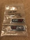 039-200 Saleen Mustang Side Badge Set Of Emblems Oem Nos