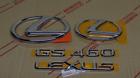 08-11 Gs460 Oem Toyota New Lexus Chrome Complete Emblem Kit 2008 2009 2010 2011