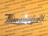 08665555 Thunderbolt Rare Boat Nameplate Trim Emblem Badge Script Vintage Metal