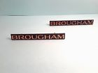 5621 1022 Cadillac New Nos Rwd Brougham Roof Emblems Oem Gold Plated