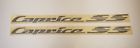 10267038 Oem Gm Caprice Ss Quarter Panel Emblems