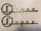 1167054 Buick Pair Of Vintage Super Emblems