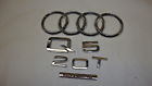 12354 Audi Quattro Chrome Gate Emblems Oem