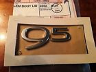 12841802 Saab New Boot Trunk Lid Badge Emblem Genuine Rare Oe