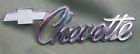 14012451 Chevrolet Chevette Metal Front Fender Emblem Badge Nameplate Logo