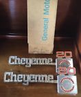 14016637 Gm Nos Chevy Cheyenne Fender Emblems