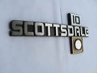 14026445 Chevrolet Chevy Scottsdale Fender Emblem Nameplate Badge