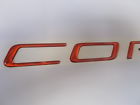 144455 Vette Works Corvette Raised Domed Rear Bumper Letters Reflective Red
