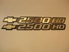 15767140 Gm Chevy Silverado Hd Door Emblem Pair Emblems