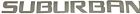 15860871 Gm Chevrolet Suburban Rear Or Side Door Letter Nameplate Emblem
