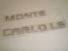 15885698 Gm New Chrome Monte Carlo Ls Script Emblem Chevrolet Ss