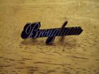 1606003 Gm Cadillac Brougham Script Nameplate Emblem Small Glove Compartment Dash