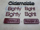 1651-5365 Oldsmobile Eighty Eight Royale Ls Logo Emblem Decal Set