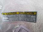 16793-0t020 Toyota Oem Corolla Label