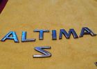 192226005 Nissan Altima Chrome Letter Emblems Oem Used