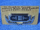 D2oz65517a56a 1972-1976 Ford Gran Torino Elite Chrome Roof Side Ornament Emblem Nos