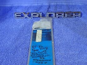 E5tz9925622b 1985-1986 Ford Truck Explorer Rear Quarter Chrome Nameplate Emblem Nos