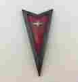 Lmp2201f 2004-2005-2006 Gtog8ta Pontiac Gto Front Bumper Arrowhead Arrow Emblem Carbon Fiber
