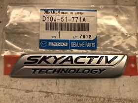 D10j-51-771a 2016-2020 Mazda Cx-3 Oem Liftgate Emblem Skyactiv Nameplate
