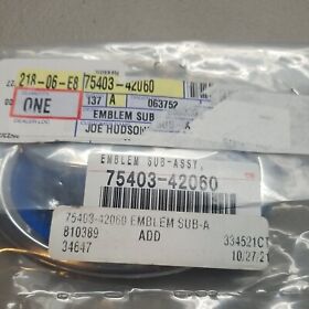 75403-42060 2019-2021 Toyota Rav4 Oem Genuine Emblem Rear Hatch Sub-assy