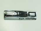4l34-16b114-eb 2329 Ford Triton Xlt Fender Emblem Badge Chrome