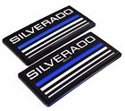 251541241e For Chevery Blue Silverado Cab Emblem Badge Side Roof Pillar