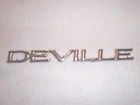 25661450 Cadillac Deville Script Rear Trunk Lid Emblem Oem