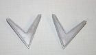 2753948r1 International Pair Of Ih Scout Emblems New Reproduction With Posts