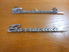 2786559 Barracuda Fender Emblems Set Of Used Oem