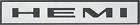 2840867 Oer Emblem Deck Lid Hemi Zinc Finish Plymouth Reproduction Each