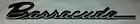 2842762 Plymouth Barracuda Oem Front Script Nameplate Emblem