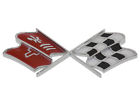 293058 Corvette Central Early Gas Door Emblem Correct