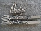 2956722 2956460 Chrysler Dodge Sportsman Emblem Set Van Door Rear Oem Emblems