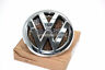 2h0853601a 2h0853601aulm Ulm Vag Genuine Front Bumper Grill Chrome Black Emblem Badge