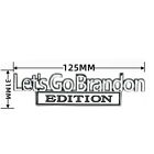 2pc Lets Go Brandon Edition Emblem Badges Fender Car Truck Redneck Biden
