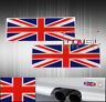 Emb-uk-411-k0 2x United Kingdom Uk Flag Jdm Adhesive Emblem Decal Sticker Badge Fender Door