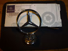342124 Mercedes Benz Standing Star Chrome Hood Ornament Orignal Oem