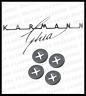 343853905 Iap Karmann Ghia Decklid Emblem With Clips Vw Volkswagen