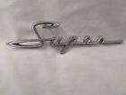 3458 084 Script Super Nameplate Emblem