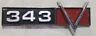 3602423 Amc Javelin Quarter Panel Emblem