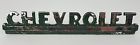 3692103 Chevrolet Vintage Emblem Script Metal Badge Trim Chevy Oem Busted