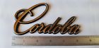 3811450 3811468 Chrysler Thru Cordoba Fender Emblem Pieces