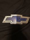 3956972 Chevrolet Vintage Chevy Blue Bowtie Emblem Original Part