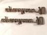 3970871 Gm Chevy Van Fender Emblems Chrome Oem
