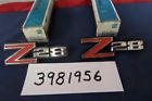 3981956 Chevrolet Nos Pair Camaro Front Fender Emblems