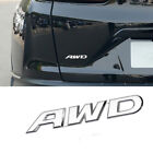 Jhct-aa41 3d Chrome Metal Badge Sticker Decal Emblem Letter For Toyota Honda Suv Awd